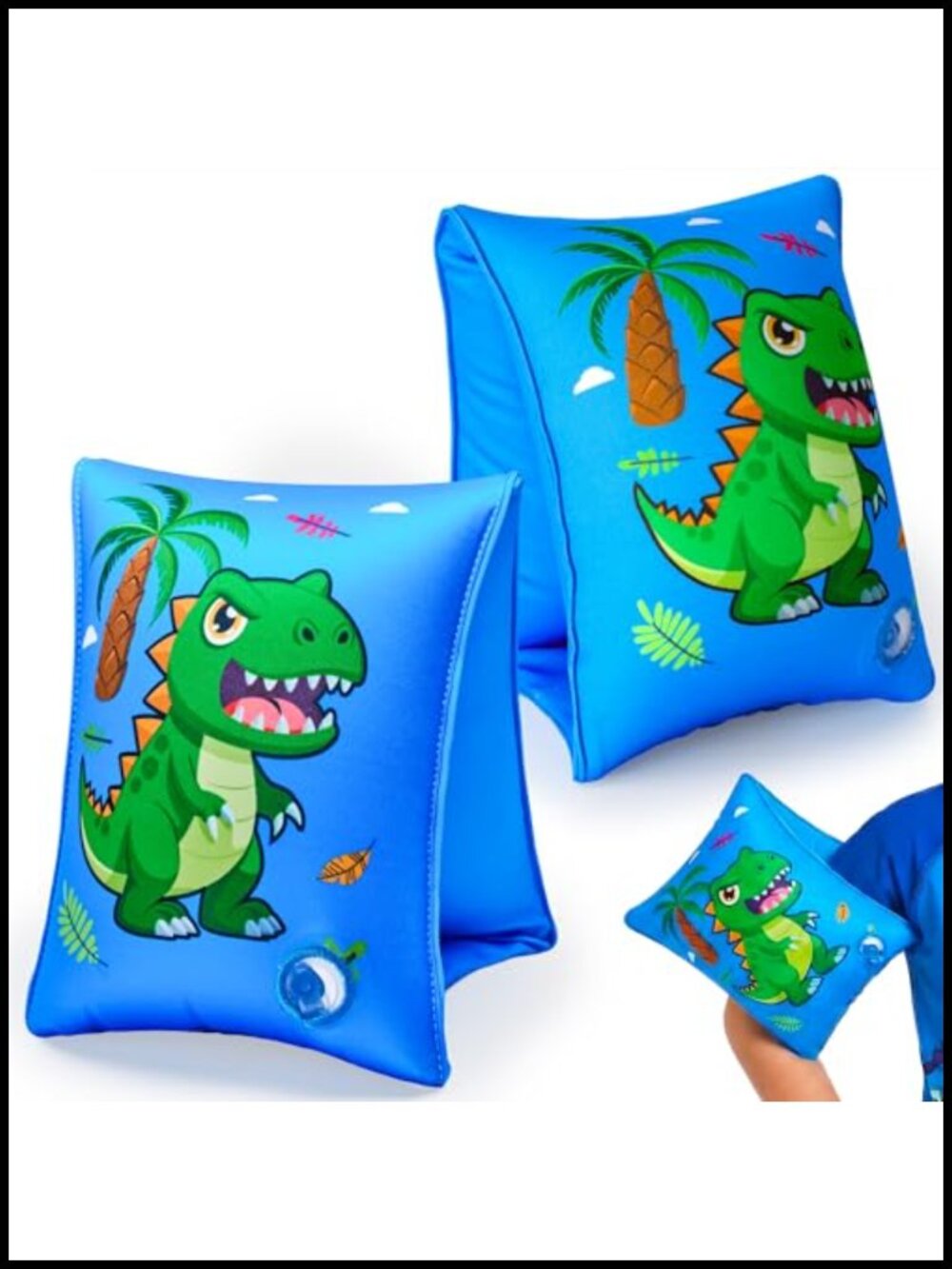 Kids Swim Arm Floaties Soft Fabric-Covered Water Wings Pool Floats
